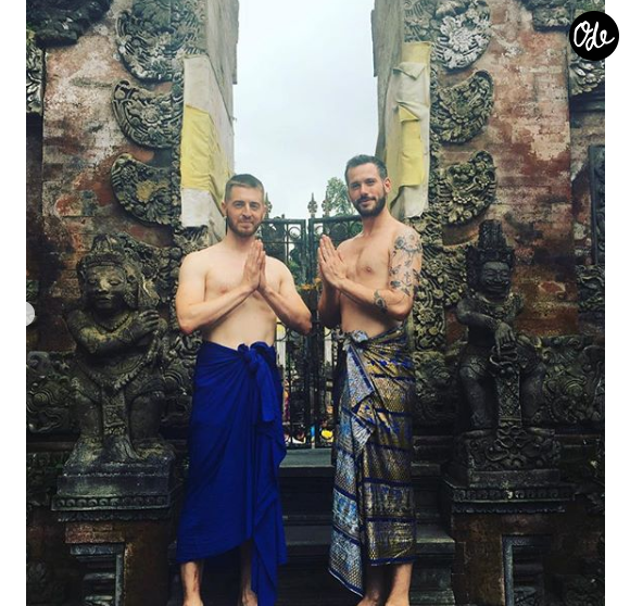 Cyril (Koh-Lanta) avec son chéri Thomas - Instagram