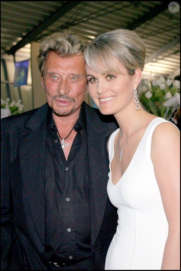 Laeticia et Johnny Hallyday - Soirée de bienfaisance de la fondation Little Dreams à Lausanne © DANIEL ANGELI / BESTIMAGE