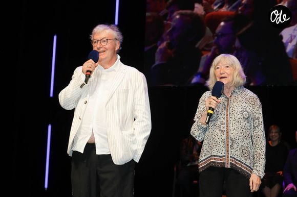 Dominique Besnehard et Marie-France Brière lors de la cérémonie de clôture lors de la 19ème édition du festival du film francophone d'Angoulême, France, le 29 août 2026. © Coadic Guirec/Bestimage