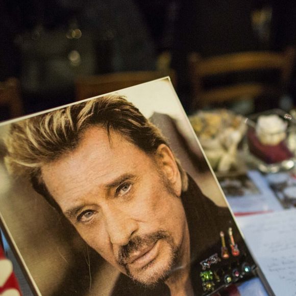 Messe en hommage à Johnny Hallyday à l'église de la Madeleine. Cette messe commémore le premier anniversaire de la mort du chanteur. Paris, le 9 décembre 2018.
© Cyril Moreau/Pierre Perusseau/Bestimage