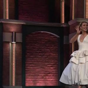 Blake Lively sur le plateau de l'émission de Seth Meyers diffusée sur NBC en 2025.
Crédit : Backgrid UK/ Bestimage