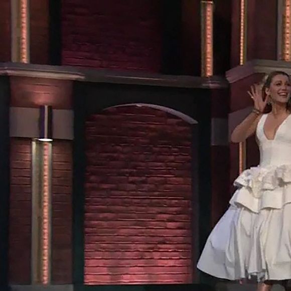 Blake Lively sur le plateau de l'émission de Seth Meyers diffusée sur NBC en 2025.
Crédit : Backgrid UK/ Bestimage