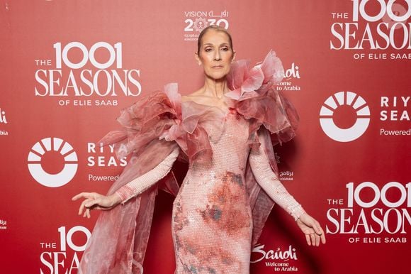 Celine Dion au photocall du défilé anniversaire Elie Saab "1001 Seasons of Elie Saab" à l'espace "The Venue" à Riyad, Arabie saoudite le 13 novembre 2024.

© Tiziano Da Silva / Bestimage