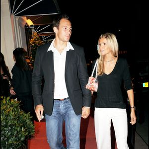 Sergio Parisse et Alexandra Rosenfeld. Soirée Ed Hardy à l'étoile.