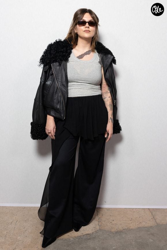 Louane Emera au photocall du défilé Vaillant Collection Femme Prêt-à-Porter Automne/Hiver 2026-2027 lors de la Fashion Week de Paris (PFW) au palais de Tokyo, à Paris, France, le 6 mars 2026. © Julien Sarkissian/Bestimage