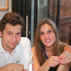 Laurent Gerra et Mathilde Seigner en 2001 à Roland-Garros
©RINDOFF-MARTINEZ / BESTIMAGE