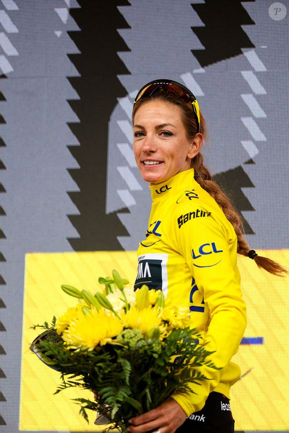 Pauline Ferrand-Prévôt / Visma lors de la 9ème étape du Tour de France féminin 2025 le 3 août 2025 à Châtel, France. Photo par Stephane Pillaud/Icon Sport/ABACAPRESS.COM