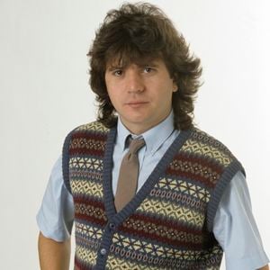 En France, à Paris, portrait studio de Daniel Balavoine en juillet 1982. Photo par Michel CROIZARD via Bestimage