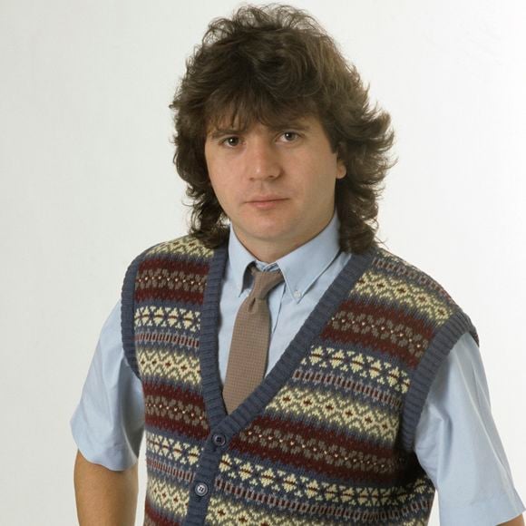 En France, à Paris, portrait studio de Daniel Balavoine en juillet 1982. Photo par Michel CROIZARD via Bestimage