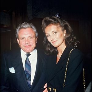 Jacques Martin et Cécilia Giganer au concert de Charles Trenet à Paris © Rindoff Paterson /Bestimage