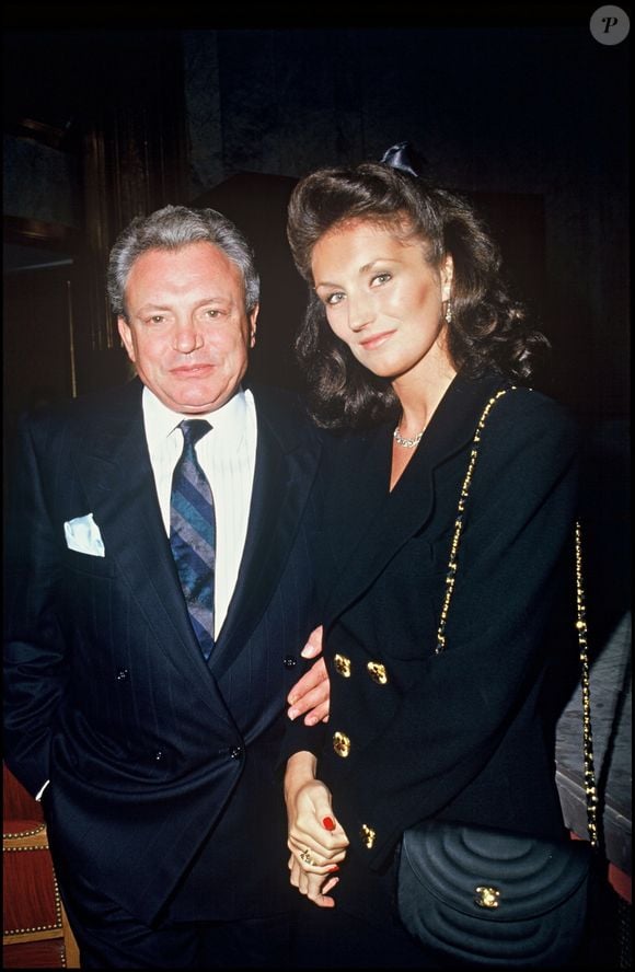 Jacques Martin et Cécilia Giganer au concert de Charles Trenet à Paris © Rindoff Paterson /Bestimage