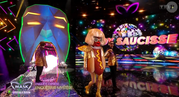 Lady Saucisse dans Mask Singer, capture d'écran TF1