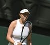 Si Jelena Ostapenko et Hsieh Su-Wei sont toujours en lice pour le titre en double, la n°1 mondiale Aryna Sabalenka a été battue en simple par Amanda Anisimova.
Amanda Anisimova bat Aryna Sabalenka, numéro un mondiale (6-4, 4-6, 6-4) en demi-finale du tournoi de Wimbledon, le 10 juillet 2025.
© Chryslene Caillaud / PsnewZ / Bestimage