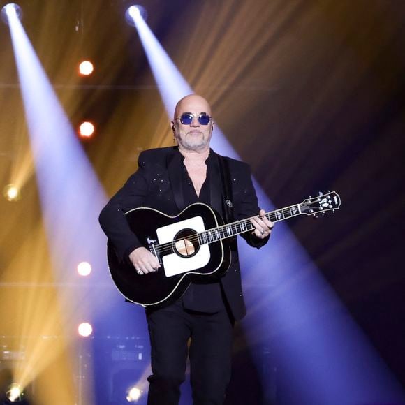 Exclusif - Pascal Obispo, lors de l'enregistrement de l'émission "La fête de la chanson française - 20 ans d'émotions" présentée par L.Thilleman et A.Manoukian, et diffusée le 17 avril sur France 3 à Paris, France, le 9 décembre 2025. © Jack Tribeca/Bestimage
