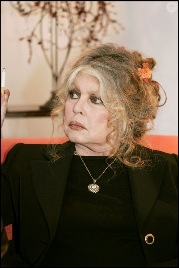 Après cette première hospitalisation, elle était rentrée chez elle à Saint-Tropez pour se reposer.

Brigitte Bardot au "Noel des animaux 2004" à Levallois Perret

Agence Bestimage