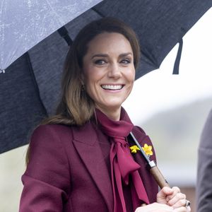 Le Prince William, le Prince de Galles, et Catherine, la Princesse de Galles, visitent Powys, à l'occasion de la fête de la Saint Davids. Photo par GOFF  / BESTIMAGE