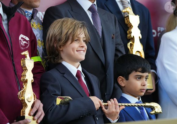 Robin Soumillon - 104ème édition du Qatar Prix de l’Arc de Triomphe à l'hippodrome Paris Longchamp le 5 octobre 2025. © Anne-Sophie Guebey/Bestimage