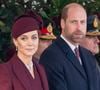 Le prince William, prince de Galles, et Catherine (Kate) Middleton, princesse de Galles, - Cérémonie d'accueil pour la visite d'État de l'émir du Qatar à Londres.
Bestimage - GOFF INF