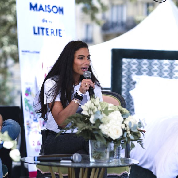 Exclusif - Tatiana Silva - Festival des Livres et des Artistes organisé par l'association "Lecture pour Tous" engagée dans la lutte contre l'illettrisme au Mail Branly à Paris le 3 juillet 2022.
© Pierre Perusseau / Jack Tribeca / Bestimage