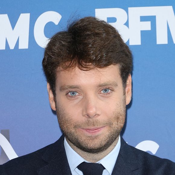 Benjamin Duhamel lors de la conférence de presse de rentrée BFM TV. - RMC du groupe Altice France à Paris, France. © Coadic Guirec/Bestimage