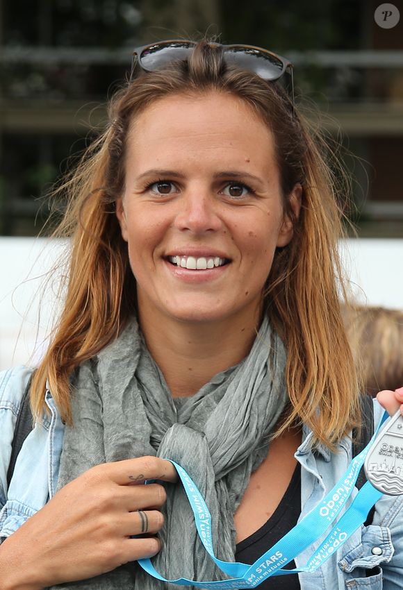 Exclusif - Laure Manaudou - 2e édition de l'Open Swin Stars "Paris à la nage" au bassin de la Villette à Paris. Le 2 juillet 2016. © Marc Ausset-Lacroix / Bestimage