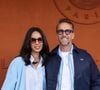 Sarah Boumaza et Philippe Caverivière au village lors des Internationaux de France de Tennis de Roland Garros 2025, à Paris, France, le 2 Juin 2025. © Jacovides-Moreau/Bestimage