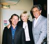 Antoine de Caunes, Maryse et Philippe Gildas à la générale de la pièce Petits Crimes Conjugaux au Théâtre Édouard VII.
BERTRAND RINDOFF PETROFF / BESTIMAGE