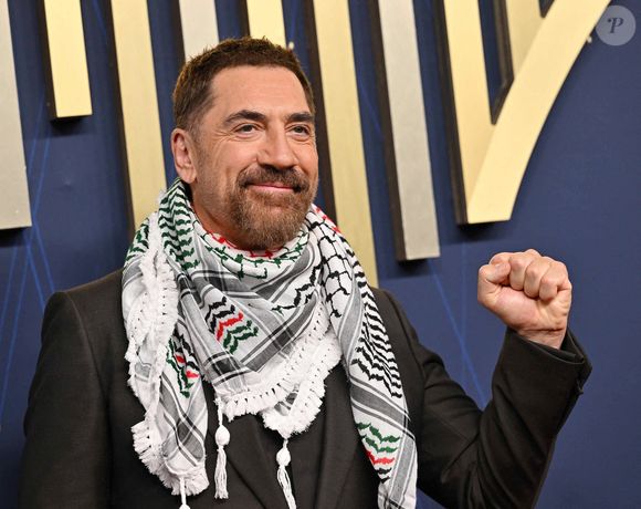 Javier Bardem arrive à la 77e cérémonie annuelle des Primetime Emmy Awards au Peacock Theater à Los Angeles le dimanche 14 septembre 2025. Photo by Chris Chew/UPI/ABACAPRESS.COM