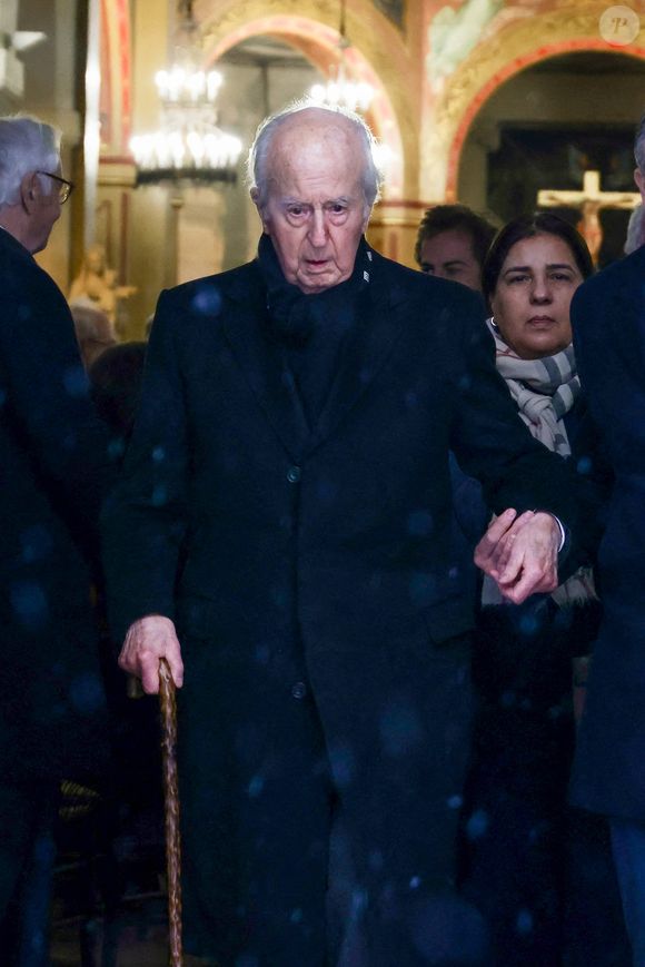 Ses obsèques ont eu lieu le 7 janvier 2026 à Paris, sous la neige.

Edouard Balladur aux obsèques de Marie-Josèphe Balladur, la femme d'E.Balladur, en l'église Notre Dame de l'Annonciation à Paris, France, le 7 janvier 2026. © Jack Tribeca/Bestimage