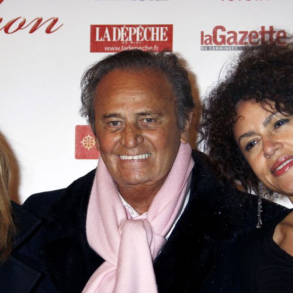 Les acteurs de 'Navarro', Nathalie Vincent, Roger Hanin et Viktor Lazlo assistent à la cérémonie de clôture du 11ème Festival du Film de Télévision de Luchon à Luchon, France, le 7 février 2009. Photo Patrick Bernard/Abaca