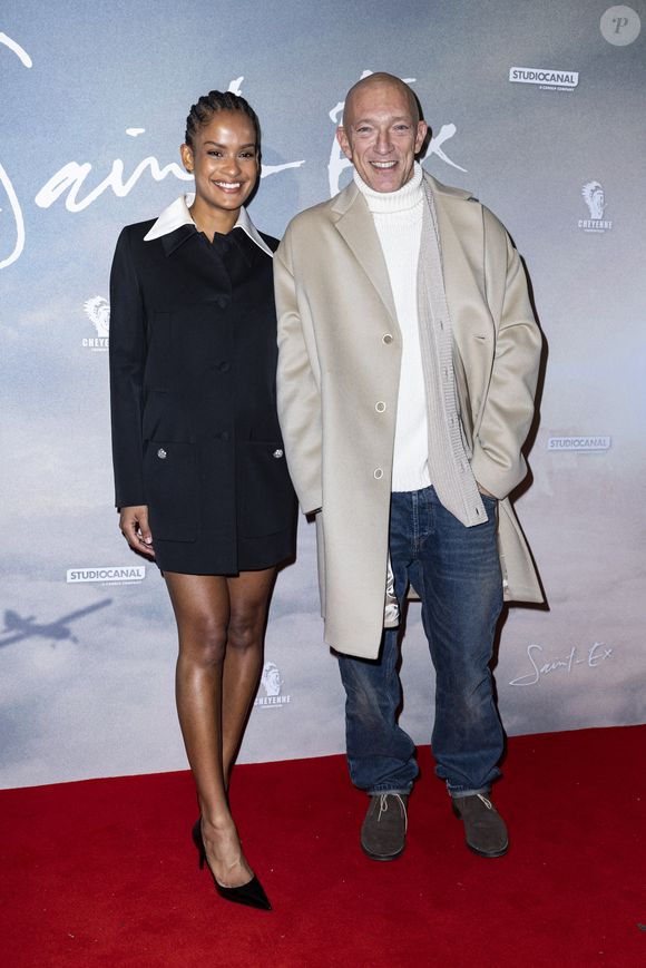 Narah Baptista, Vincent Cassel - Photo Call pour la 1ere de « St Ex »au Pathe Wepler à Paris le 19 novembre 2024. © Olivier Borde /Bestimage