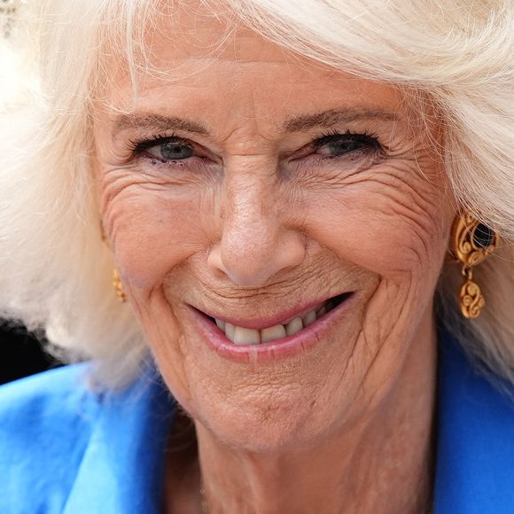 La reine Camilla (Camilla Parker Bowles, reine consort d’Angleterre) visite le refuge Battersea Dogs and Cats Home afin d’inaugurer le “Dog Garden” de la Royal Horticultural Society (RHS) et de BBC Radio 2, conçu par Monty Don et récemment installé au centre londonien de l’association, à Battersea, Londres, Royaume-Uni, le 14 juillet 2025. © Julien Burton / Bestimage