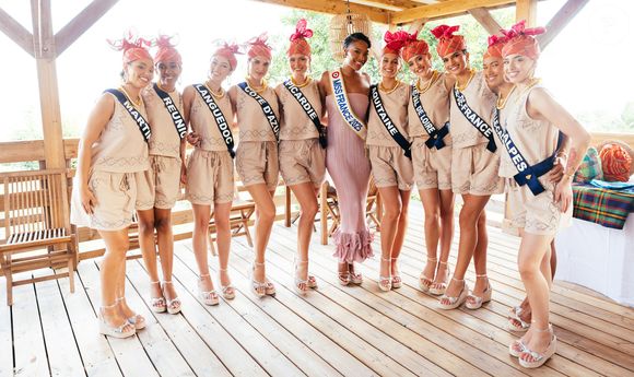 Les Miss en voyage en Martinique avant la prochaine élection Miss France. SIPA/Benjamin Decoin via Bestimage