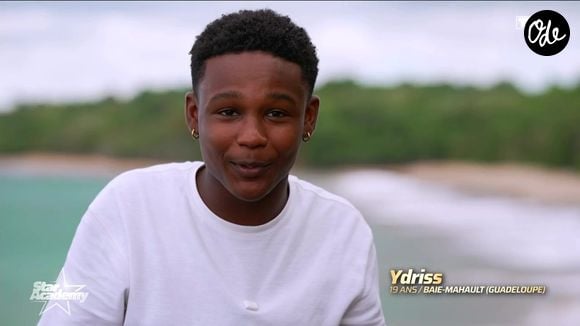Ydriss fait partie de la nouvelle promotion de la "Star Academy". Capture d'écran TF1