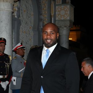 Teddy Riner - Dîner d'Etat offert par sa Majesté le roi Mohammed VI du Maroc en l'honneur du Président de la République Emmanuel Macron et de la première dame Brigitte Macron au Palais Royal de Rabat au Maroc le 29 Octobre 2024. © Dominique Jacovides/Bestimage