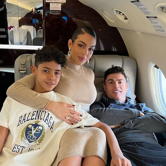 Georgina Rodriguez et Cristiano Ronaldo en famille sur Instagram