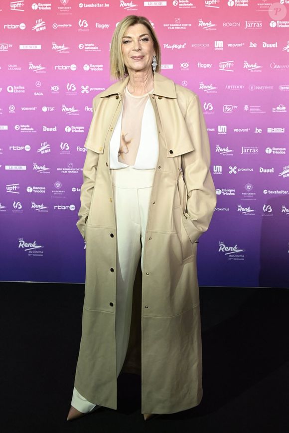 Michèle Laroque lors de la 15ème cérémonie des René du cinéma, organisée par l'Académie André Delvaux, à Bruxelles le 7 mars 2026.

Photo : Photonews / Bestimage