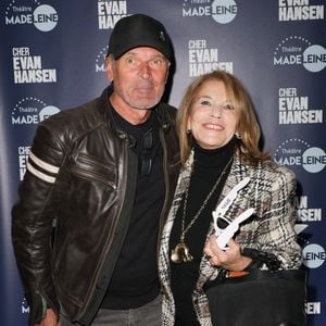 Laurent Baffie et Nicole Calfan - Générale de la pièce "Cher Evan Hansen" au théâtre de la Madeleine à Paris le 8 octobre 2025. © Coadic Guirec/Bestimage