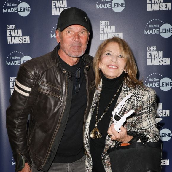 Laurent Baffie et Nicole Calfan - Générale de la pièce "Cher Evan Hansen" au théâtre de la Madeleine à Paris le 8 octobre 2025. © Coadic Guirec/Bestimage