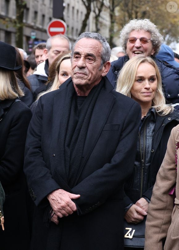 Thierry Ardisson, Cécile de Menibus - Marche pour la République et contre l'antisémitisme à Paris le 12 novembre 2023.

© Denis Guignebourg  / Bestimage