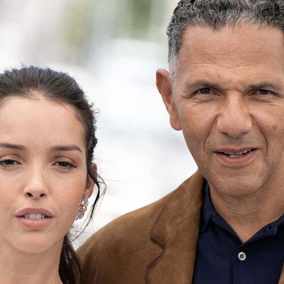 Lyna Khoudri et Roschdy Zem participent au Photocall 13 Jours 13 Nuits lors du 78ème Festival de Cannes au Palais des Festivals le 24 mai 2025 à Cannes, France..Photo par David NIVIERE/ABACAPRESS.COM