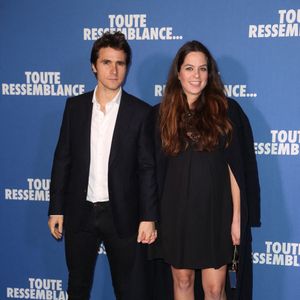 Anouchka Delon et son compagnon Julien Dereims lors de la Premiere de Toute Ressemblance..., a l'UGC Les Halles a Paris, France le 25 Novembre 2019. Photo by Jerome Domine/ABACAPRESS.COM