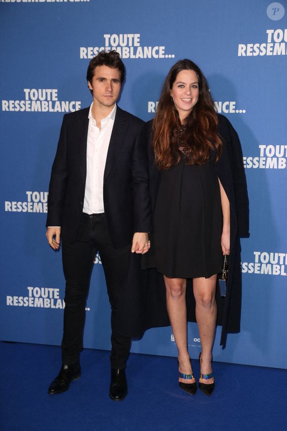 Anouchka Delon et son compagnon Julien Dereims lors de la Premiere de Toute Ressemblance..., a l'UGC Les Halles a Paris, France le 25 Novembre 2019. Photo by Jerome Domine/ABACAPRESS.COM
