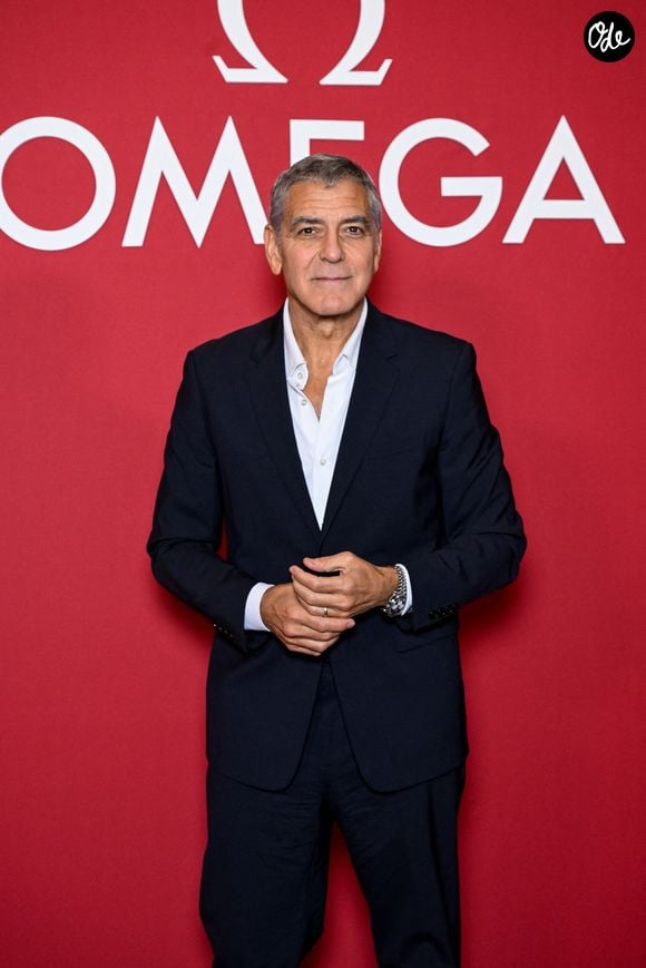 George Clooney au photocall de la soirée d'ouverture de l'Omega House à Milan, pendant les Jeux olympiques d'hiver de Milan-Cortina 2026, à Milan, Italie, le 8 février 2026. © Max Montingelli/SGP/Bestimage