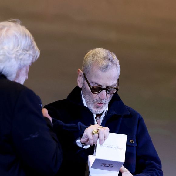 Tchéky Karyo, Prix Génius, soirée de clôture et palmarès de la 7ème édition du festival Cineroman à Nice le 4 Octobre 2025 .  © Bebert-Jacovides/Bestimage