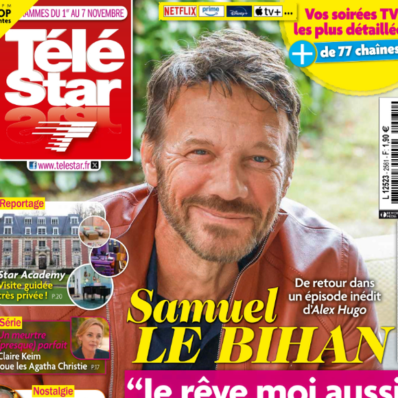 Samuel Le Bihan en couverture du magazine Télé Star