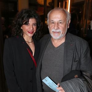 Exclusif - Francis Perrin et sa fille Clarisse Perrin - Personnalités à la première représentation du show de A.Sublet "Tous les risques n'auront pas la saveur du succès" au Théâtre Antoine à Paris. Le 13 novembre 2023
© Bertrand Rindoff / Bestimage