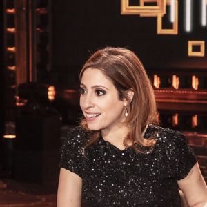 Exclusif - Léa Salamé - Sur le plateau de l'émission On Est En Direct (OEED) présentée par  L.Ruquier à Paris le 25 février 2022. L'émission sera diffusée le samedi 26 février 2022- © Jack Tribeca / Bestimage