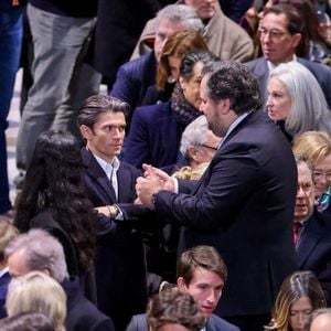 Gautier Capuçon - Cérémonie de réouverture de la cathédrale Notre-Dame de Paris, le 7 décembre 2024. Joyau de l’art gothique, lieu de culte et de culture, symbole universel de la France et de son histoire, la cathédrale de Notre-Dame de Paris rouvre ses portes les 7 et 8 décembre, cinq ans après le terrible incendie qui l’avait ravagée le 15 avril 2019. 
© Dominique Jacovides / Bestimage