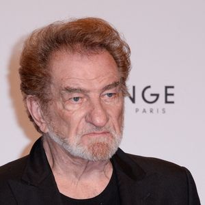 Eddy Mitchell assistant à un photocall lors de la cérémonie d'ouverture du 9e Festival Lumière à Lyon, France, le 14 octobre 2017. Photo by Julien Reynaud/APS-Medias/ABACAPRESS.COM